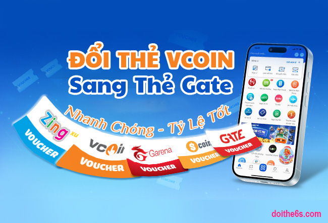 Đổi thẻ Vcoin sang thẻ Gate nhanh chóng, tỷ lệ tốt - Ảnh 5
