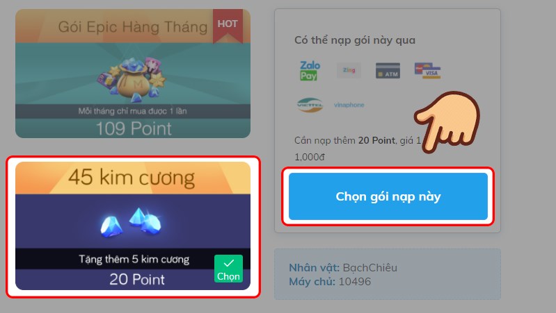 Cách nạp tiền, nạp thẻ Mobile Legends: Bang Bang VNG nhanh chóng và an toàn - Ảnh 5